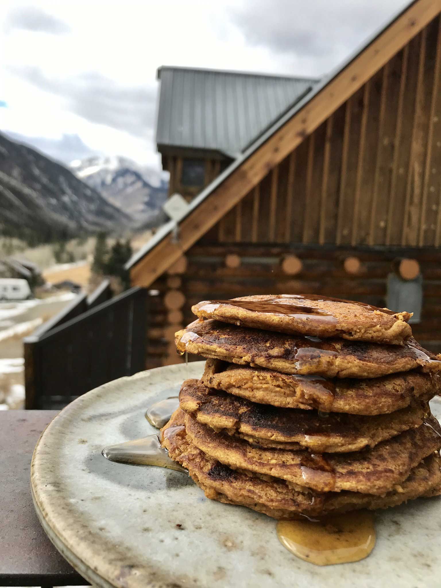 Post-workout. Power-refueling. Protein-packed. Sweet Potato Pancakes!