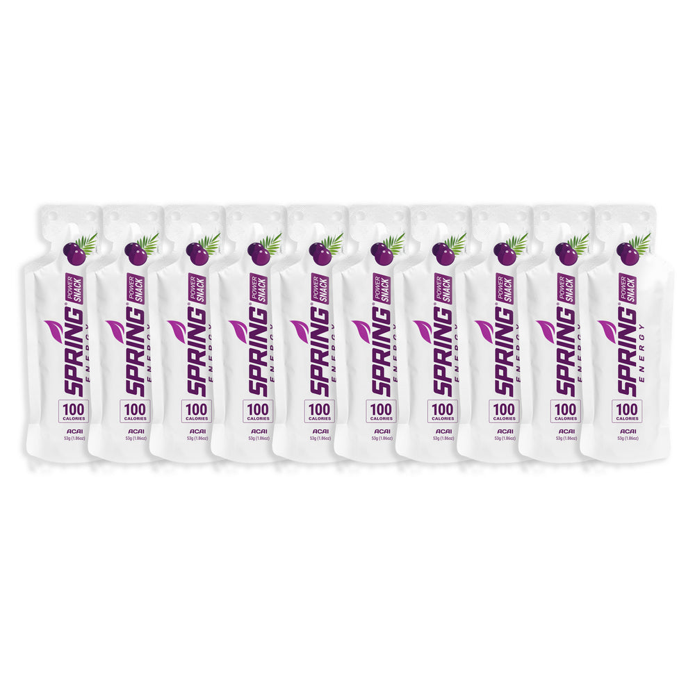 Acai Power Snack (Vegan) 100 Kcal - A Light Energy Gel For Daily Training