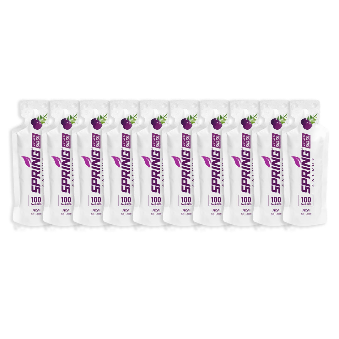 Acai Power Snack (Vegan) 100 Kcal - A Light Energy Gel For Daily Training