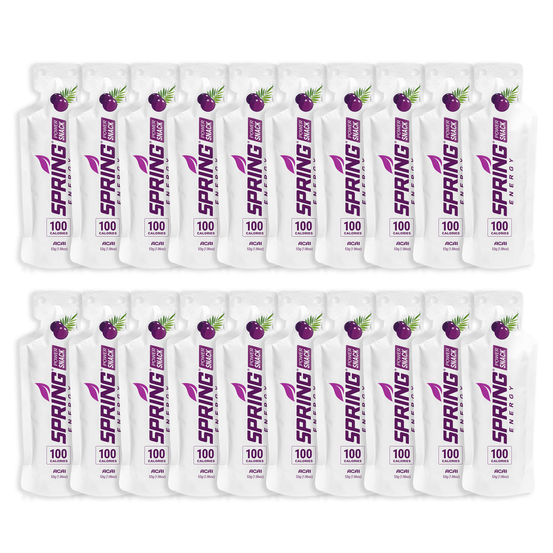 Acai Power Snack (Vegan) 100 Kcal - A Light Energy Gel For Daily Training