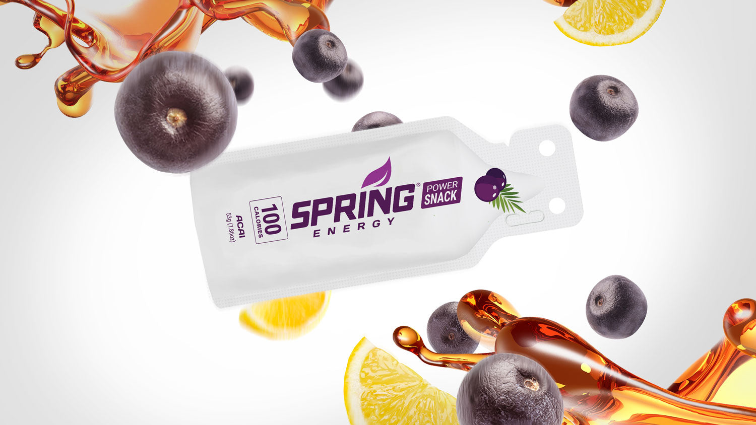 Spring Sports Nutrition-Real Food Healthy Energy Gel For Endurance ...
