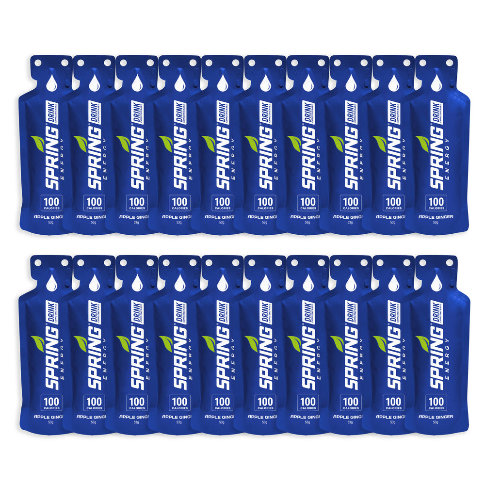 Apple Ginger Hydration, Energy & Electrolytes (600 mg of Sodium) Drink Mix 100 Kcal-Electroride