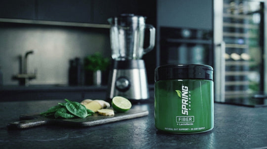 Fiber w/Lactoferrin - Daily Gut Support Formula (30 Day) -