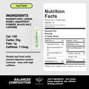 Lemon Power Snack with 113 mg of Caffeine 100 Kcal
