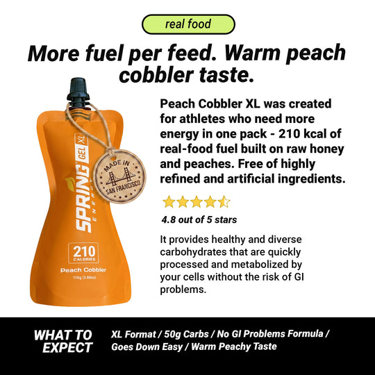 Peach Cobbler Gel XL 210 Kcal